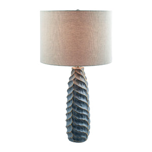  Modern European furniture - Gold Leaf Sculpted Table Lamp - www.oroa.com | Oroa.com