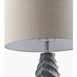   Modern European furniture - Gold Leaf Sculpted Table Lamp - www.oroa.com | Oroa.com