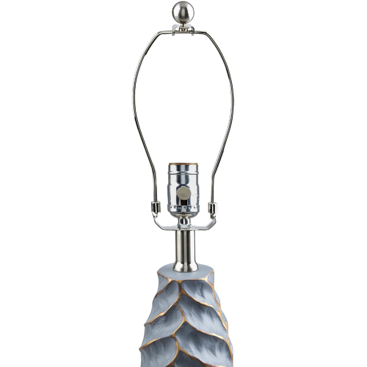   Modern European furniture - Gold Leaf Sculpted Table Lamp - www.oroa.com | Oroa.com