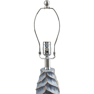   Modern European furniture - Gold Leaf Sculpted Table Lamp - www.oroa.com | Oroa.com