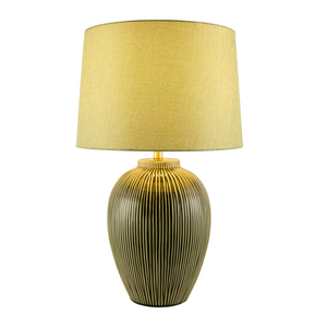   Modern European furniture - Striped Ceramic Accent Table Lamp - www.oroa.com | Oroa.com