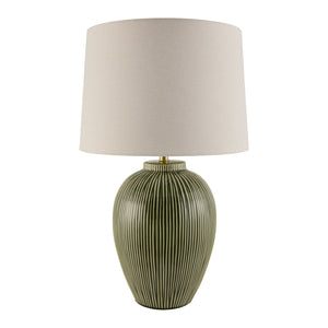   Modern European furniture - Striped Ceramic Accent Table Lamp - www.oroa.com | Oroa.com