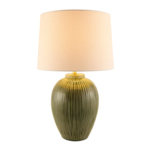   Modern European furniture - Striped Ceramic Accent Table Lamp - www.oroa.com | Oroa.com