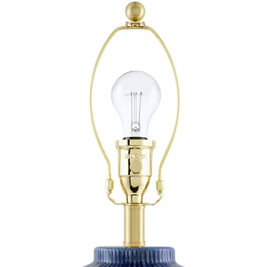   Modern European furniture - Striped Ceramic Accent Table Lamp - www.oroa.com | Oroa.com