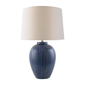   Modern European furniture - Striped Ceramic Accent Table Lamp - www.oroa.com | Oroa.com