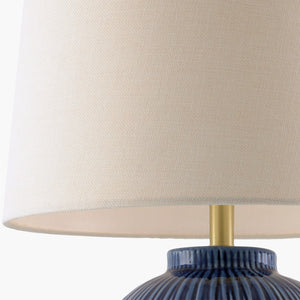   Modern European furniture - Striped Ceramic Accent Table Lamp - www.oroa.com | Oroa.com