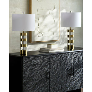   Modern European furniture - Translucent Crystal Accent Table Lamps (2) - www.oroa.com | Oroa.com