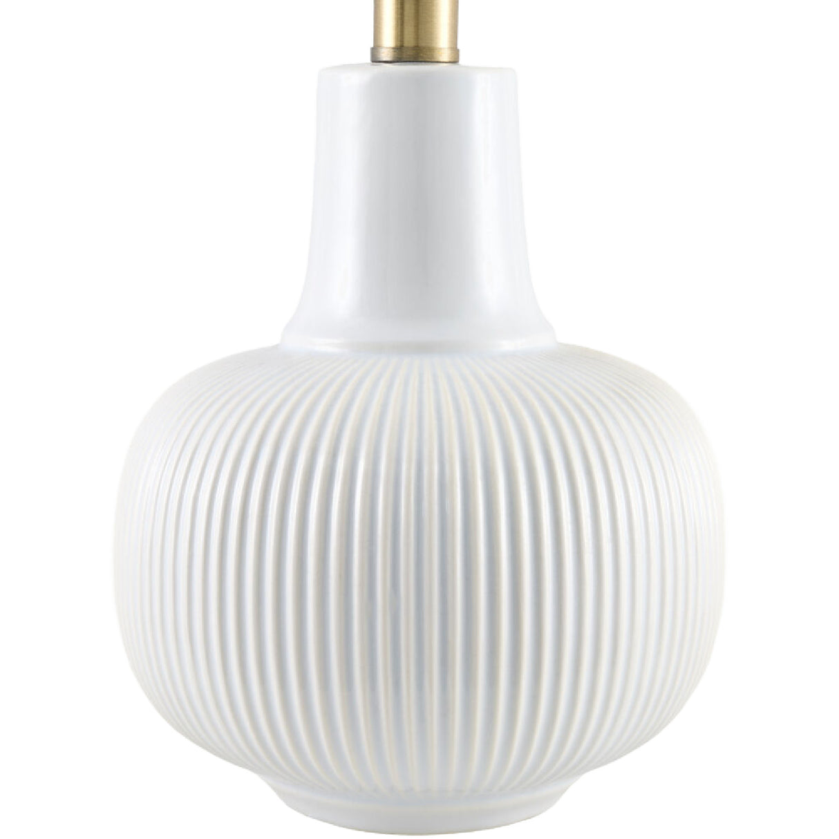   Modern European furniture - Reeded Ceramic Accent Table Lamp - www.oroa.com | Oroa.com