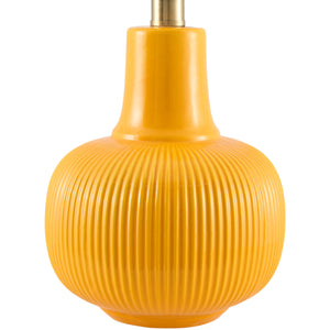   Modern European furniture - Reeded Ceramic Accent Table Lamp - www.oroa.com | Oroa.com