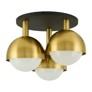   Modern European furniture - Gold Dome 3-Light Ceiling Lamp - www.oroa.com | Oroa.com