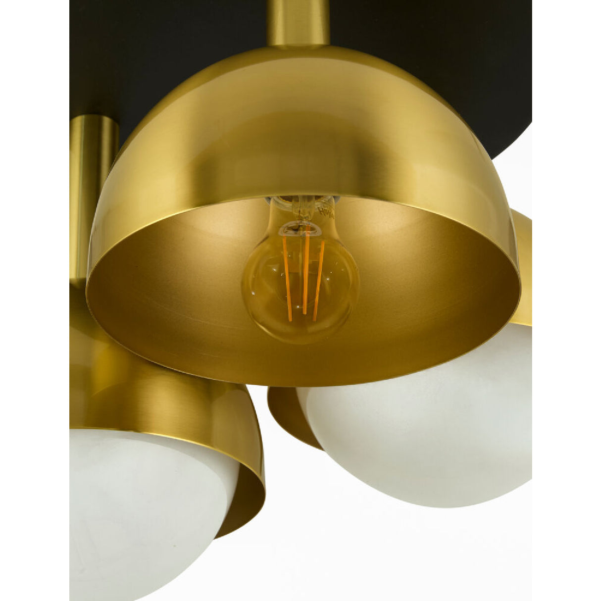   Modern European furniture - Gold Dome 3-Light Ceiling Lamp - www.oroa.com | Oroa.com