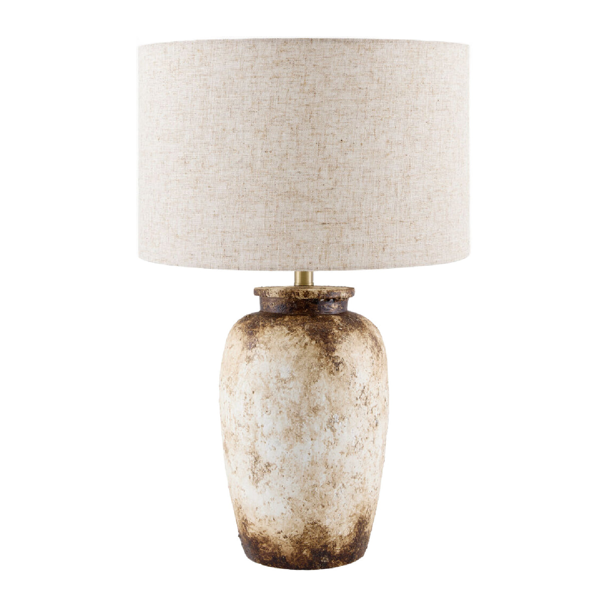   Modern European furniture - Rustic Cream Cement Table Lamp - www.oroa.com | Oroa.com