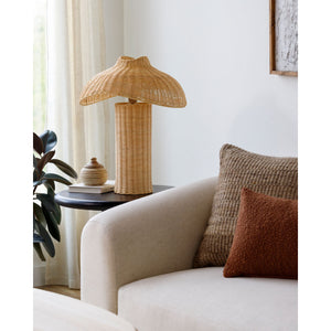   Modern European furniture - Natural Rattan Accent Table Lamp - www.oroa.com | Oroa.com