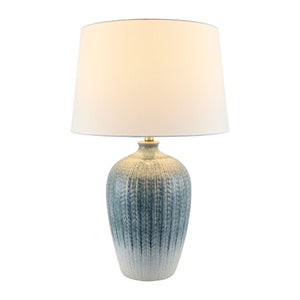   Modern European furniture - Gradient Blue Ceramic Table Lamp - www.oroa.com | Oroa.com