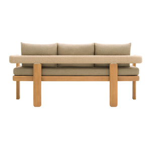   Modern European furniture - Cushioned Teak Outdoor Bench - www.oroa.com | Oroa.com