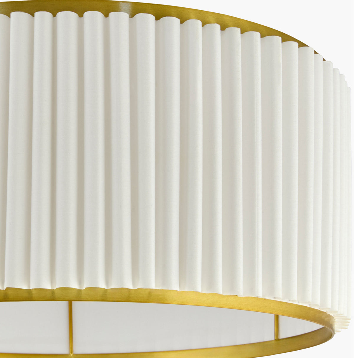   Modern European furniture - White Fluted Linen Floor Lamp - www.oroa.com | Oroa.com