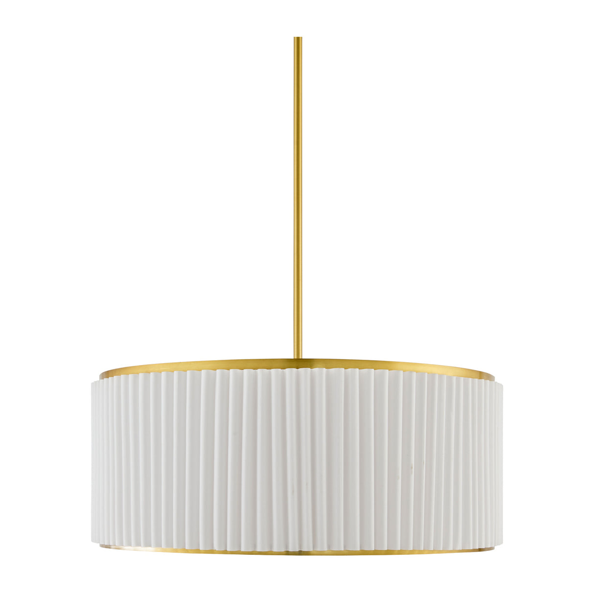   Modern European furniture - White Fluted 2-Light Chandelier - www.oroa.com | Oroa.com