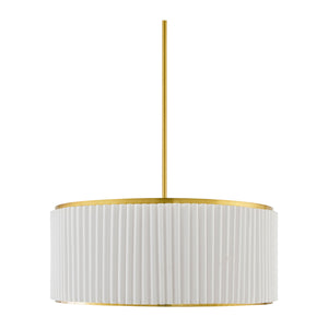   Modern European furniture - White Fluted 2-Light Chandelier - www.oroa.com | Oroa.com