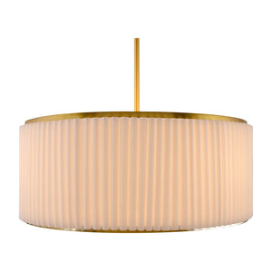   Modern European furniture - White Fluted 2-Light Chandelier - www.oroa.com | Oroa.com
