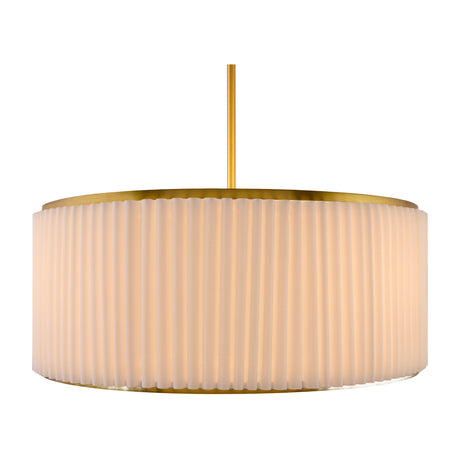   Modern European furniture - White Fluted 2-Light Chandelier - www.oroa.com | Oroa.com