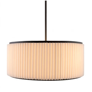   Modern European furniture - White Fluted 2-Light Chandelier - www.oroa.com | Oroa.com
