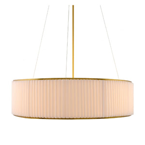   Modern European furniture - White Fluted 2-Light Chandelier - www.oroa.com | Oroa.com