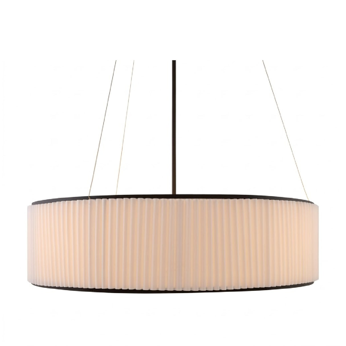   Modern European furniture - White Fluted 2-Light Chandelier - www.oroa.com | Oroa.com