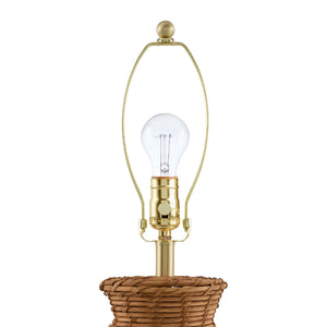   Modern European furniture - Painted Rattan Accent Table Lamp - www.oroa.com | Oroa.com
