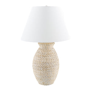  Modern European furniture - Painted Rattan Accent Table Lamp - www.oroa.com | Oroa.com
