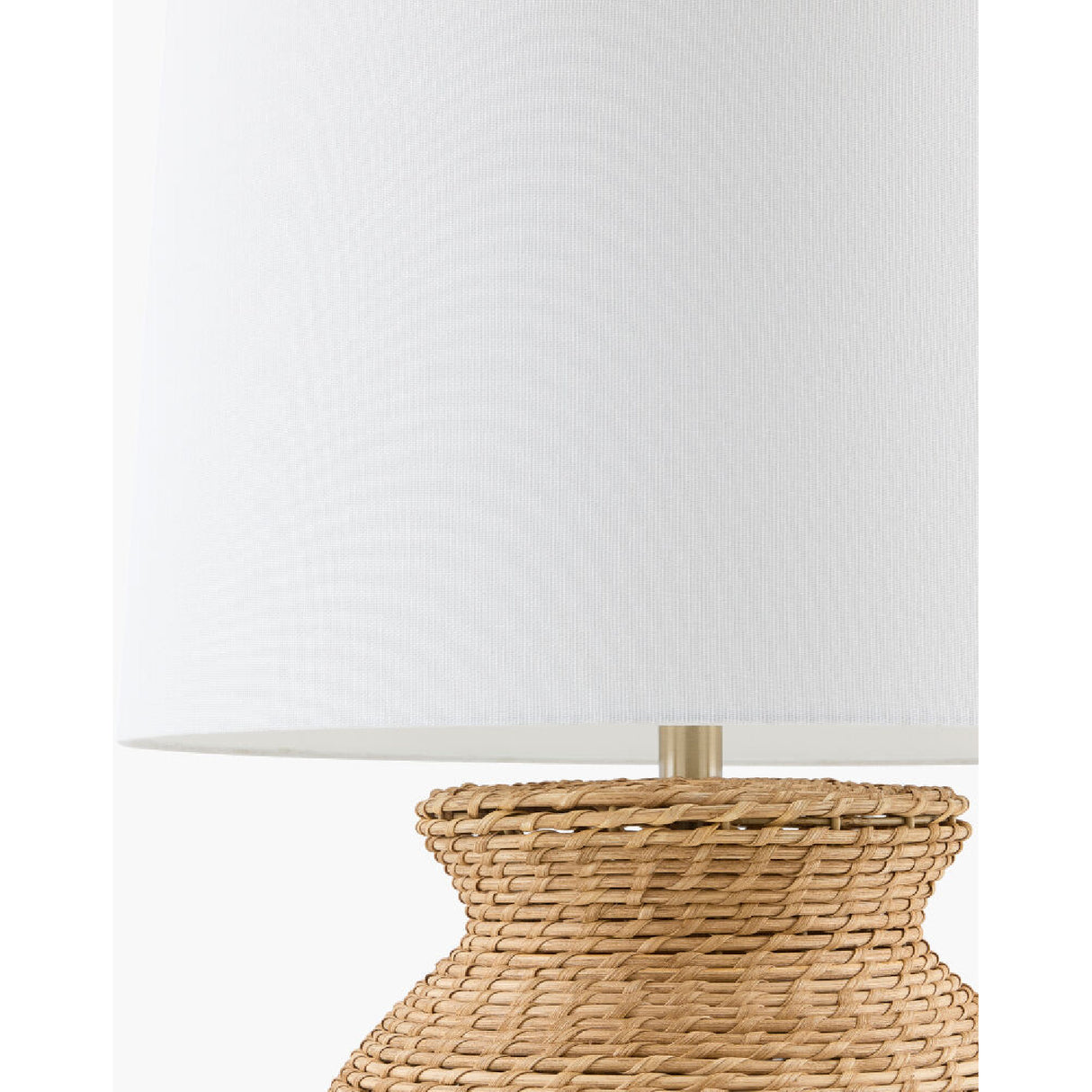   Modern European furniture - White Drum Shade Table Lamp - www.oroa.com | Oroa.com
