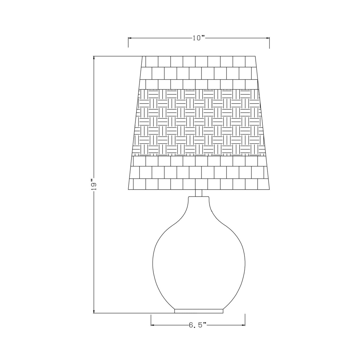   Modern European furniture - Braided Seagrass Ceramic Table Lamps (2) - www.oroa.com | Oroa.com