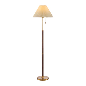   Modern European furniture - Pleated White Linen Floor Lamp - www.oroa.com | Oroa.com