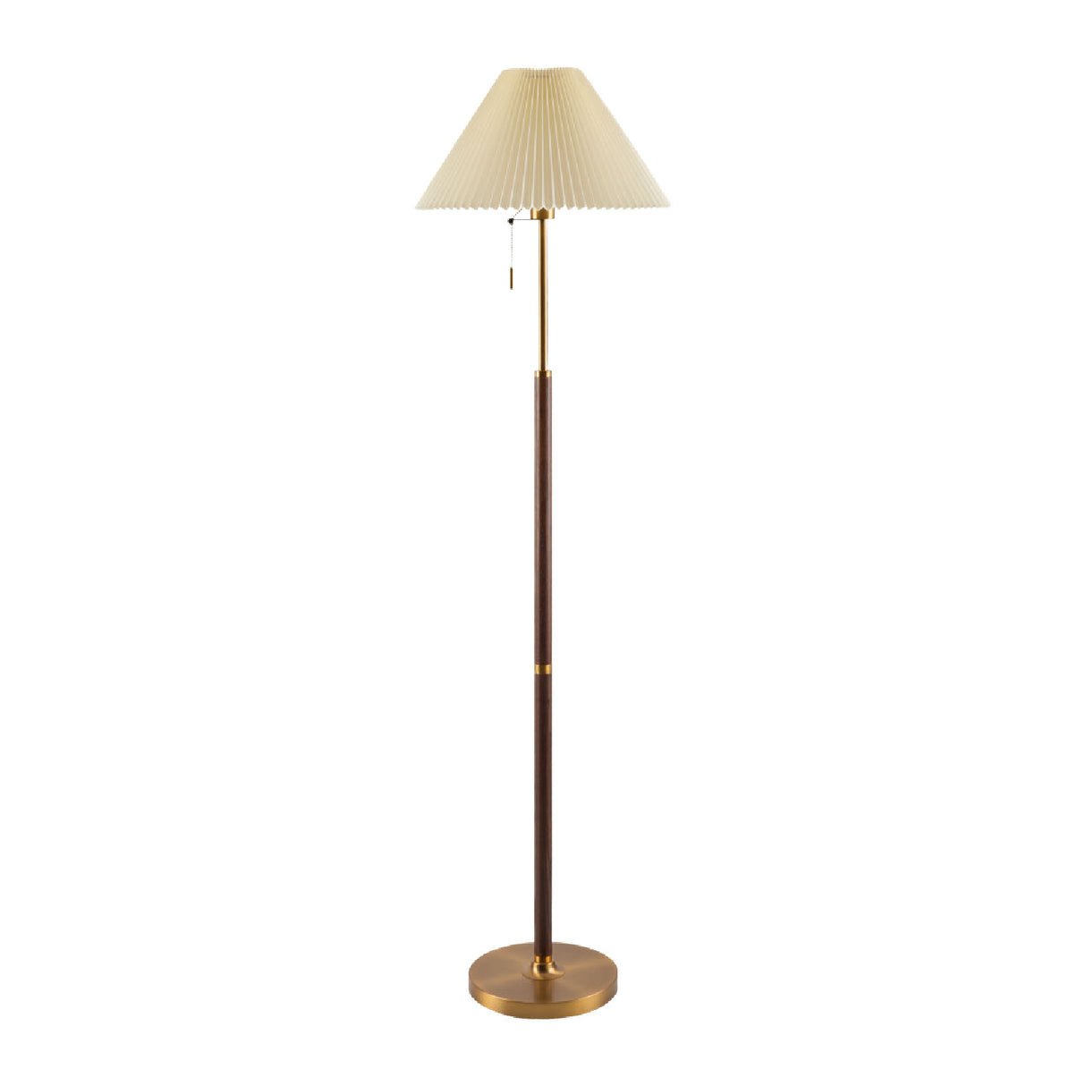   Modern European furniture - Pleated White Linen Floor Lamp - www.oroa.com | Oroa.com