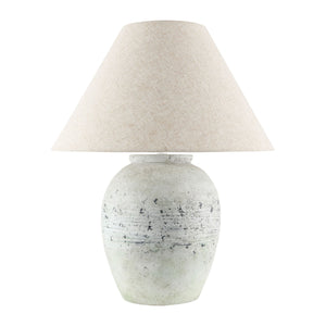   Modern European furniture - Painted White Cement Table Lamp - www.oroa.com | Oroa.com