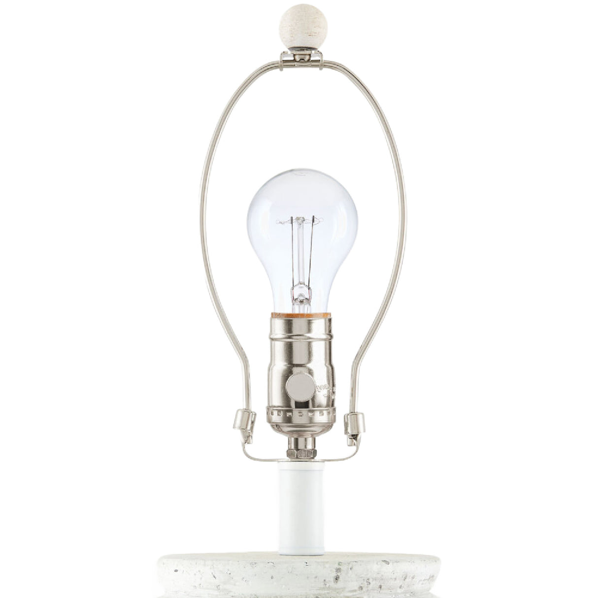   Modern European furniture - Painted White Cement Table Lamp - www.oroa.com | Oroa.com