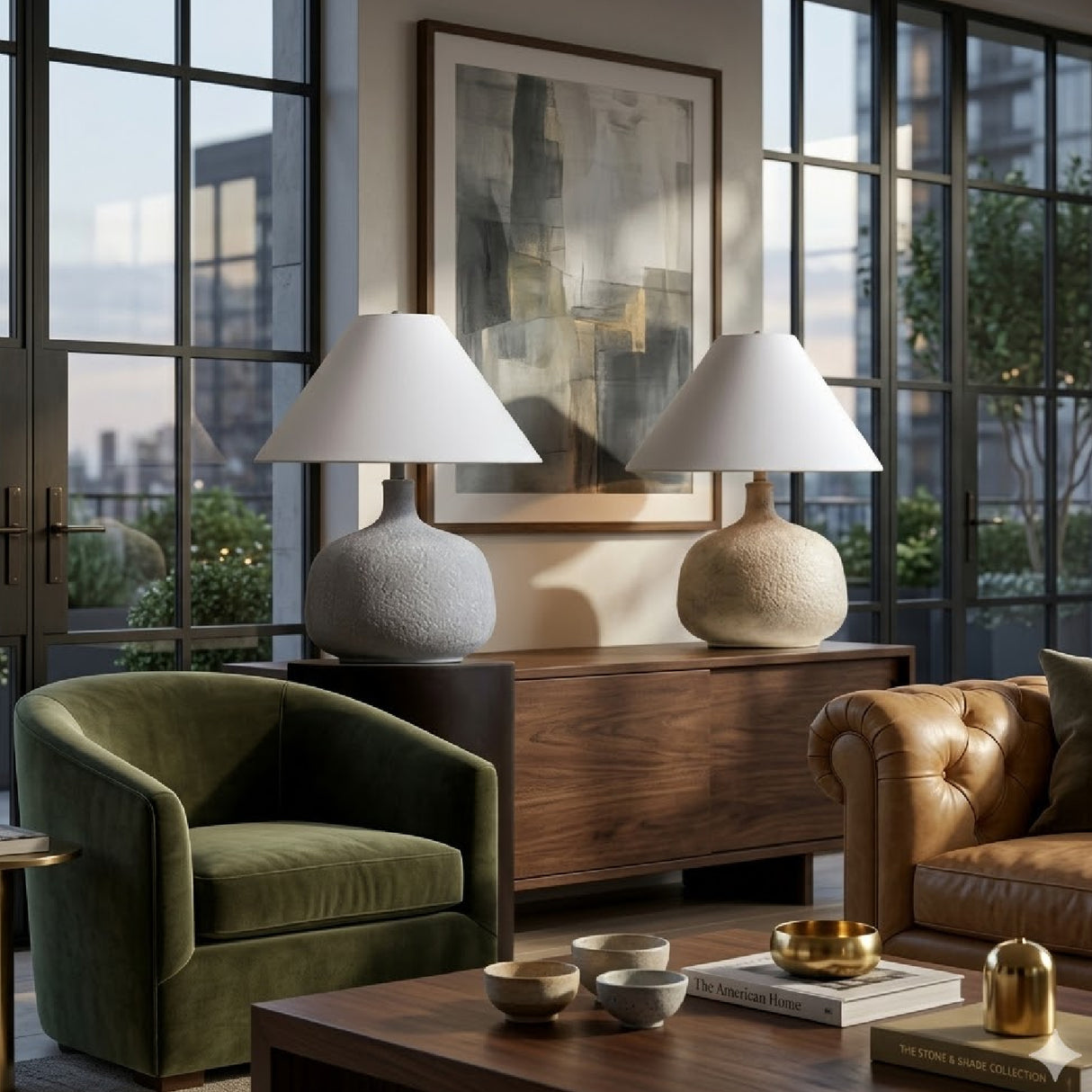   Modern European furniture - Textured Ceramic Accent Table Lamp - www.oroa.com | Oroa.com