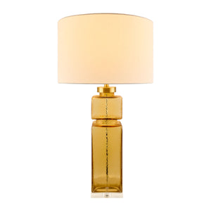   Modern European furniture - Yellow Glass Accent Table Lamp - www.oroa.com | Oroa.com