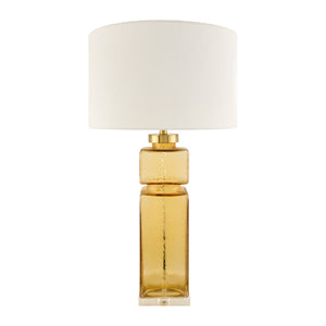   Modern European furniture - Yellow Glass Accent Table Lamp - www.oroa.com | Oroa.com