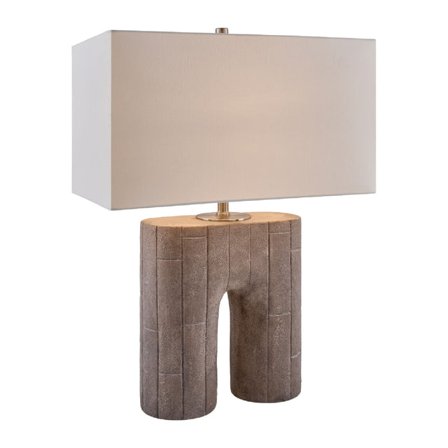 Modern European furniture - Painted Gray Accent Table Lamp - www.oroa.com