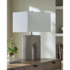   Modern European furniture - Painted Gray Accent Table Lamp - www.oroa.com | Oroa.com