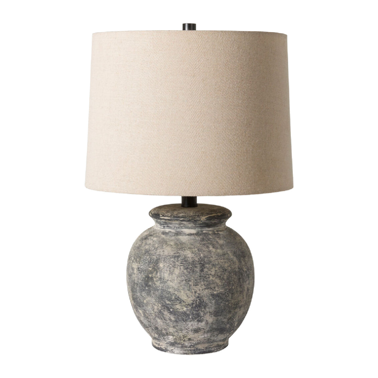  Modern European furniture - Antique Gray Ceramic Table Lamp - www.oroa.com | Oroa.com
