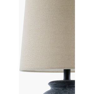   Modern European furniture - Antique Gray Ceramic Table Lamp - www.oroa.com | Oroa.com