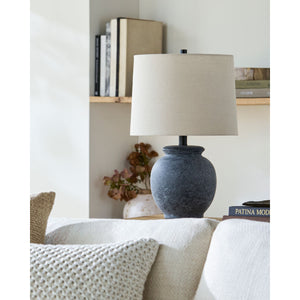   Modern European furniture - Antique Gray Ceramic Table Lamp - www.oroa.com | Oroa.com