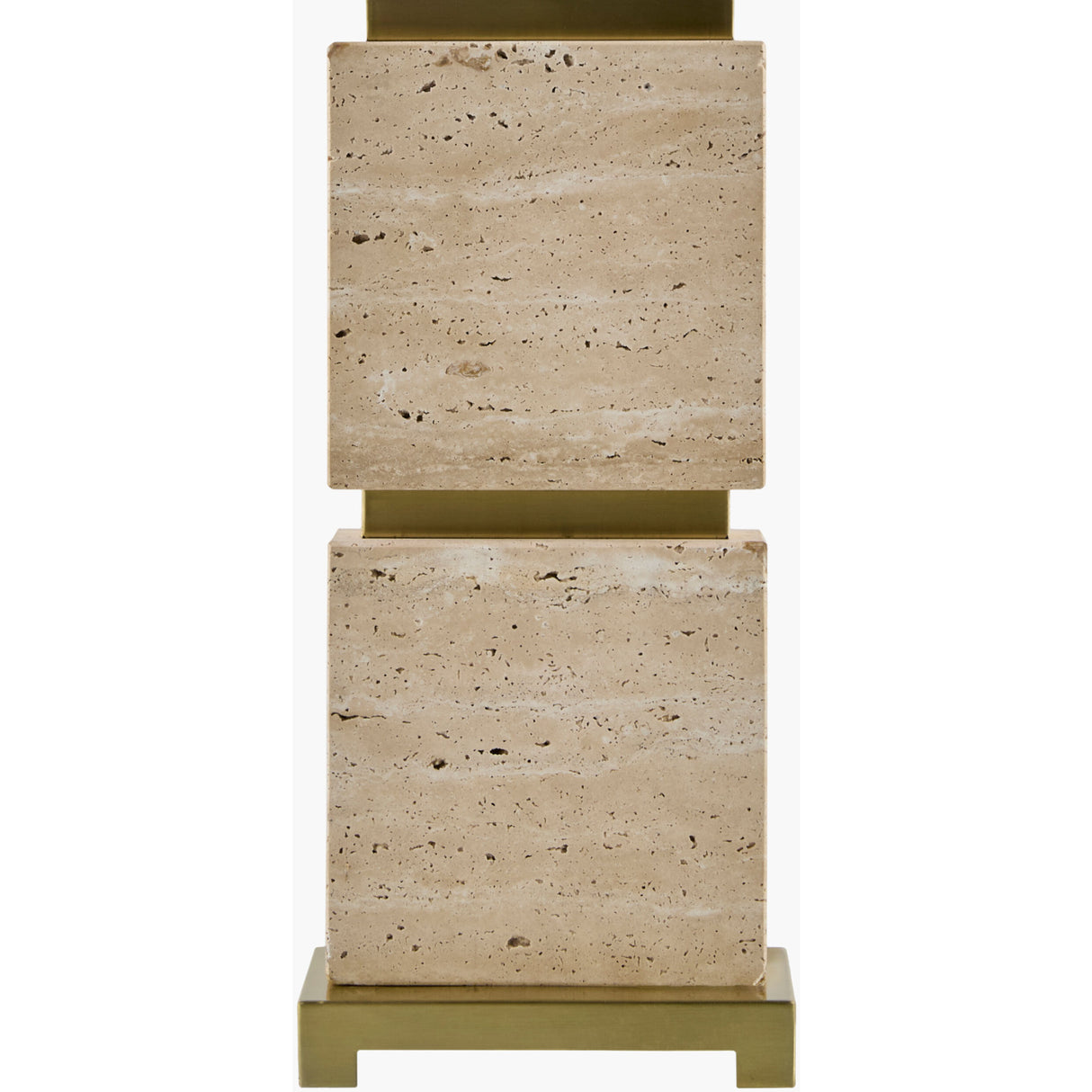  Modern European furniture - Travertine Accent Table Lamp - www.oroa.com | Oroa.com