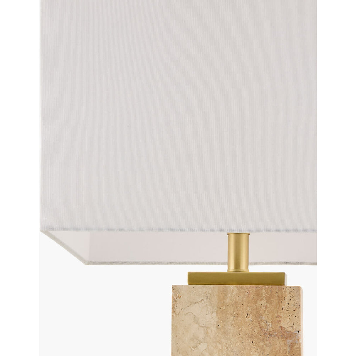   Modern European furniture - Natural Travertine Accent Table Lamp - www.oroa.com | Oroa.com