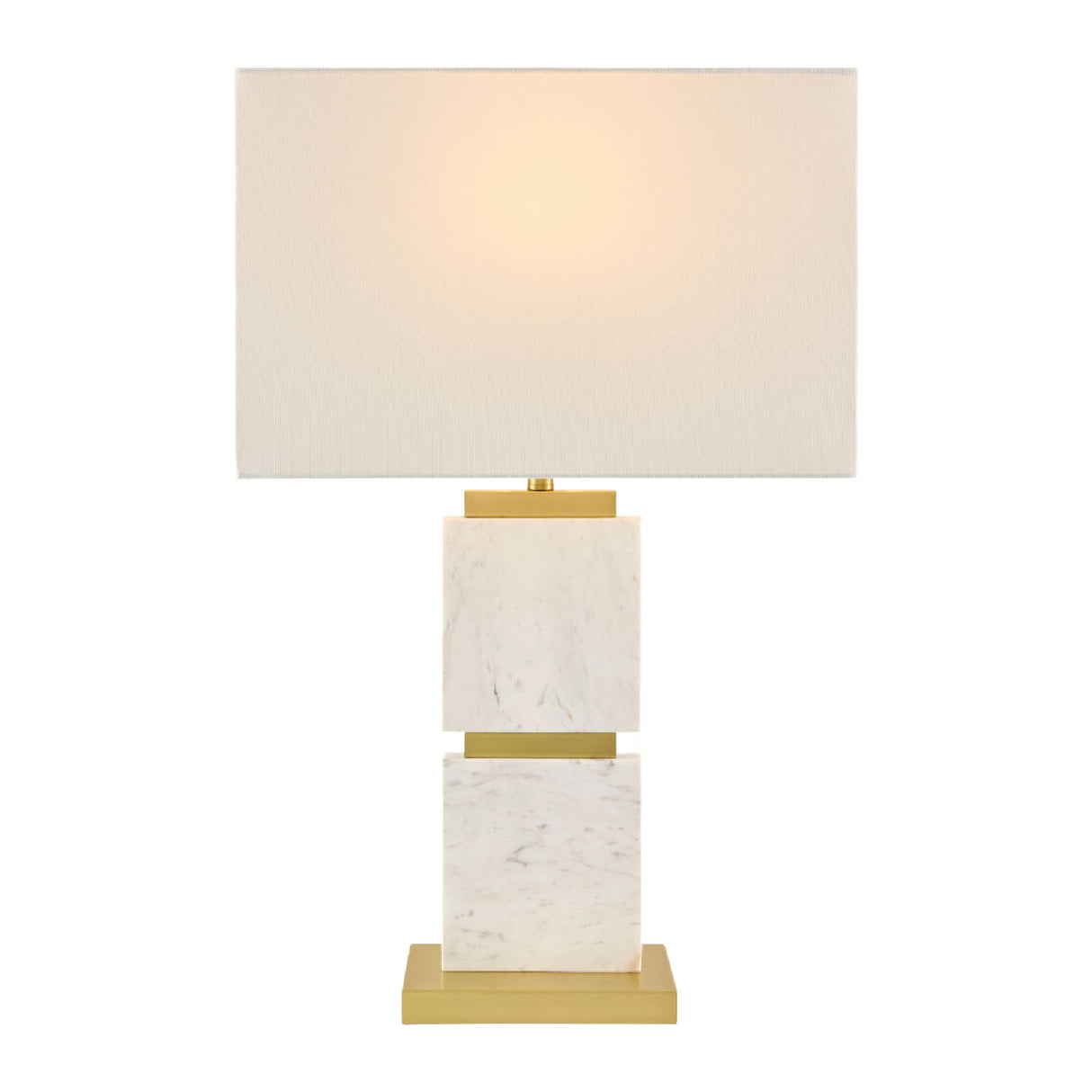   Modern European furniture - Natural White Marble Table Lamp - www.oroa.com | Oroa.com