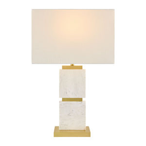   Modern European furniture - Natural White Marble Table Lamp - www.oroa.com | Oroa.com