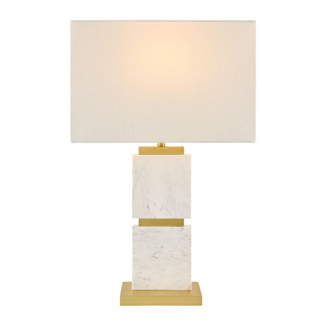   Modern European furniture - Natural White Marble Table Lamp - www.oroa.com | Oroa.com