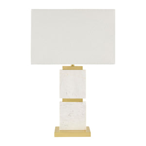   Modern European furniture - Natural White Marble Table Lamp - www.oroa.com | Oroa.com