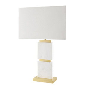   Modern European furniture - Natural White Marble Table Lamp - www.oroa.com | Oroa.com